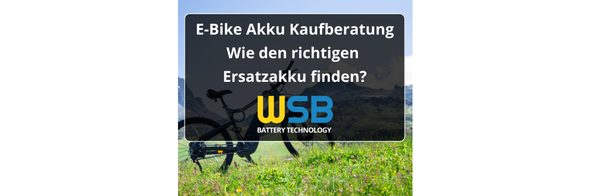 E-Bike Akku Kaufberatung: Wie den richtigen Ersatzakku finden? - E-Bike Akku Kaufberatung: Wie den richtigen Ersatzakku finden?