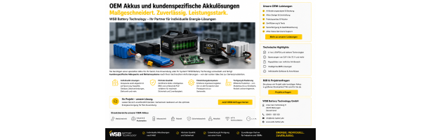 OEM-Akkus für Gerätehersteller:...