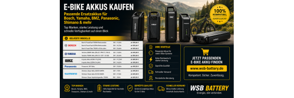 E-Bike Akku richtig auswählen:...