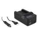 4 in 1 Ladegerät f. Panasonic VW-VBK180 VBK360...