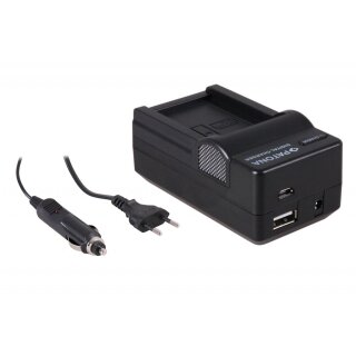 4 in 1 Ladegerät f. Samsung BP-90A HMX HMXE100P HMX-E100P HMXE10BP HMX-E10BP