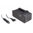4 in 1 Ladegerät f. Casio CNP-70 Exilim EXZ150...