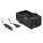 PATONA 4-in-1 Kamera-Akkuladegerät für Canon BP-110 Legria HF 206 HF 28 HF R26