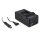 4 in 1 Ladegerät f. Qumox 3 SJ4000 Vixia SJ4000 SupTig3 3 SJ4000 3 SJ4000 SJCAM 3