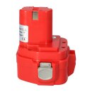 PATONA Akku passend für Makita 1925974 192597-4 1050 1050D 1050DA 1050DRA – 12 Volt 2500 mAh