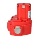 PATONA Akku passend für Makita 1925974 192597-4 1050 1050D 1050DA 1050DRA – 12 Volt 2500 mAh