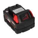 PATONA Akku passend für Milwaukee 2601 2610 2611 2620 2630 2650 0880-20 2601-22 – 18 Volt 5000 mAh