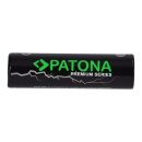 PATONA Premium 18650 Zelle Li-Ion Wiederaufladbare Zelle ungeschützt flattop 3,7V 3350mAh LG Zellen