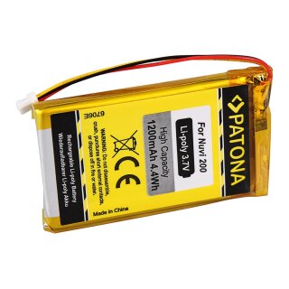 Akku für Garmin Nuvi 200 Nuvi 205 250 255 260 200W 205T 205W 205WT 252W