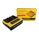 Dual LCD USB Ladegerät Casio NP-20 Exilim EXM1 EX-M1...