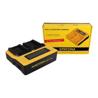 Dual LCD USB Ladegerät f. Konica Minolta Minolta NP-200 Dimage X Xg Xi Xt Xt Biz