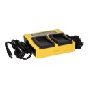 PATONA Dual LCD USB Ladegerät für Oregon...