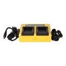PATONA Dual LCD USB Ladegerät für Oregon ICP103446 Scientific ATC9K