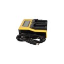 PATONA Dual LCD USB Ladegerät für Oregon ICP103446 Scientific ATC9K
