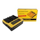 Dual LCD Ladegerät f. Panasonic VW-VBD26 VBD58 VBD78...