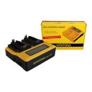 Dual LCD USB Ladegerät f. 18650 Zelle ICR18650-26F...