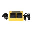 PATONA Dual LCD USB Ladegerät für Sony NP-FZ100 A7 III A7M3 Alpha 7 III A7 R III A7RM3 Alpha 7 R III A9 Alpha 9 FZ100