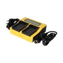 PATONA Dual LCD USB Ladegerät für Sony NP-FZ100 A7 III A7M3 Alpha 7 III A7 R III A7RM3 Alpha 7 R III A9 Alpha 9 FZ100