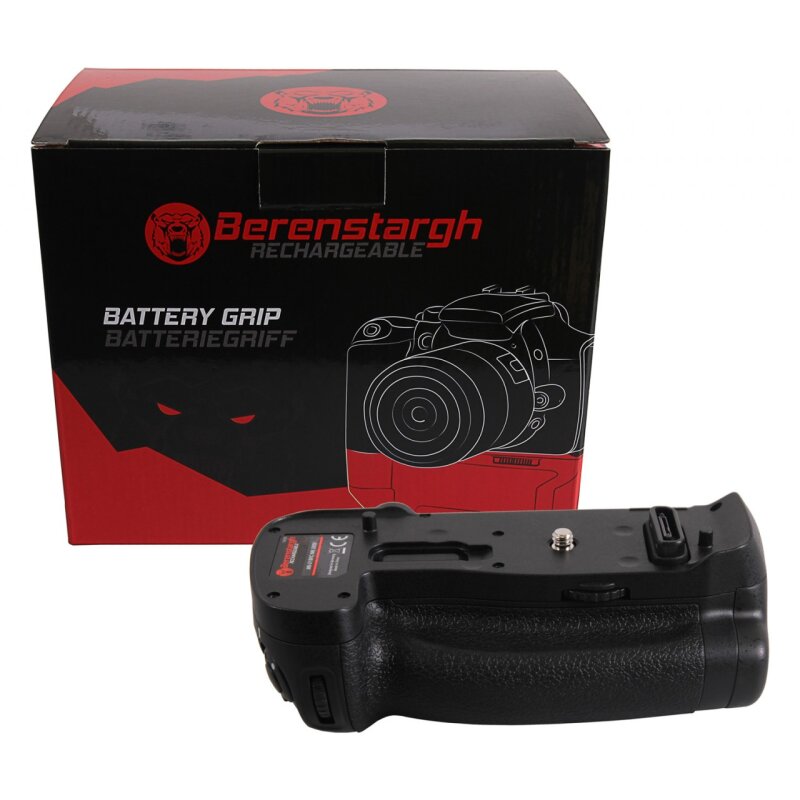 Berenstargh Batteriegriff für Nikon D850 MB-D18RC für 1 EN-EL15 Akku inkl. Fernbedienung 2,4G