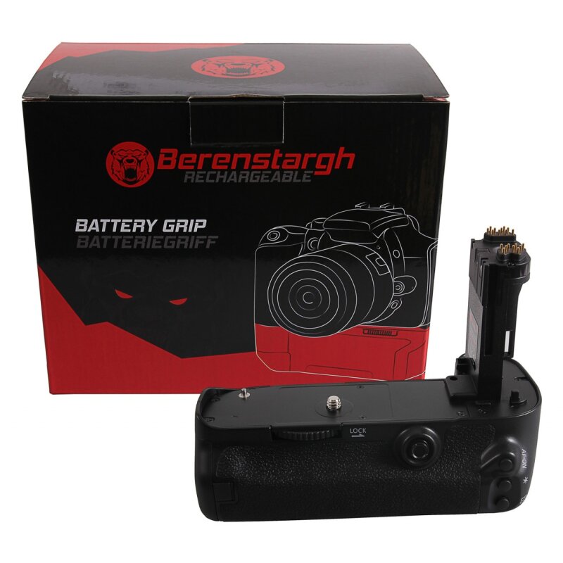 Berenstargh Batteriegriff für Canon EOS 5D Mark III 5DS 5DSR BG-E11H für LP-E6 Akkus inkl. IR Fernbedienung