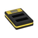 PATONA Smart Dual LCD USB Ladegerät für Olympus...