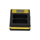 PATONA Smart Dual LCD USB Ladegerät für Sony NP-FZ100 NPFZ100 A7 III A7M3 Alpha 7 III A7 R III A7RM3 Alpha 7 R III A9 Alpha 9