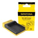 Slim Micro-USB Ladegerät f. Sony NP-F970 NP-F960...