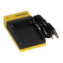 PATONA Slim Micro-USB Kamera-Akkuladegerät für...