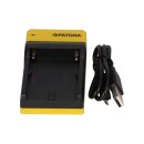 PATONA Slim Micro-USB Kamera-Akkuladegerät für Sony NP-F970 NP-F960 NP-F950 DCR-VX2100 HDR-FX1