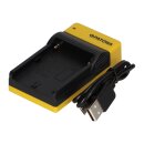 PATONA Slim Micro-USB Ladegerät für Sony NP-F970 NP-F960 NP-F950 DCR-VX2100 HDR-FX1