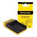 Slim Micro-USB Ladegerät Sony NP-FP50 NP-FH50...