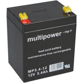 Multipower Blei-Akku MP 5,4 12 Pb 12V 5,4Ah AGM