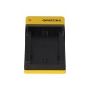 PATONA Slim Micro-USB Ladegerät für NP-FZ100 A7 III A7M3 Alpha 7 III A7 R III A7RM3 Alpha 7 R III A9 Alpha 9 FZ100
