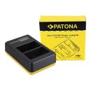 Dual LCD USB Ladegerät f. Canon LP-E6 5D 60D 60Da 6D...