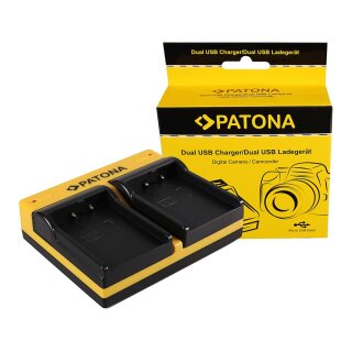 Dual Ladegerät f. Nikon EN-EL2 CoolPix 2500 3500 SQ inkl. Micro-USB Kabel
