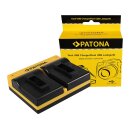 Dual Ladegerät f. GoPro Hero 8 AHDBT-801 Hero 7...