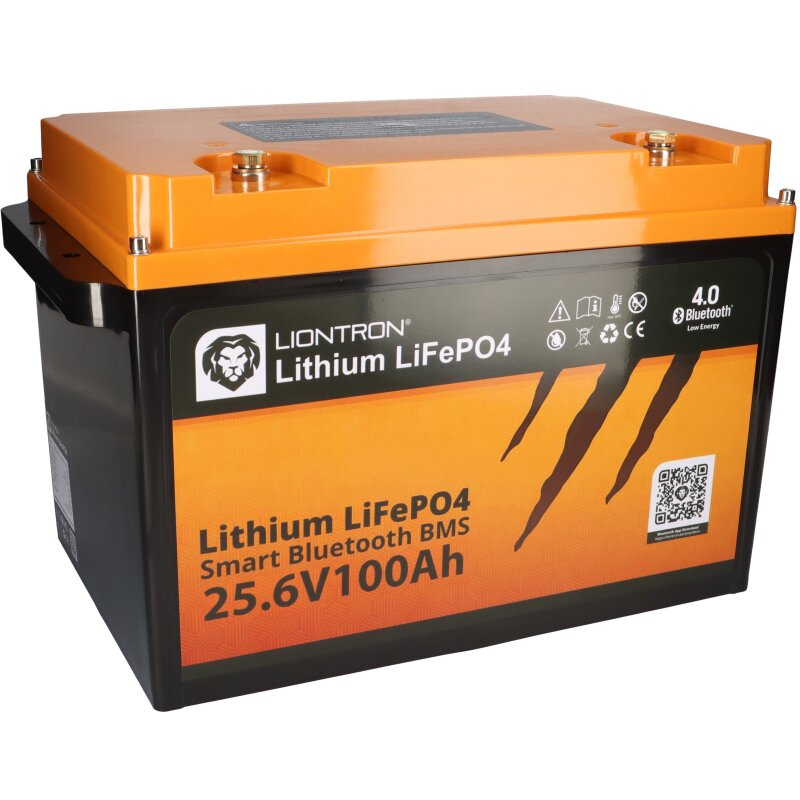 LIONTRON LiFePO4 Akku 25,6V 100Ah LX Smart BMS Bluetooth