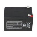 Multipower MPL12-12 AGM Longlife-Bleiakku 12V 12Ah – F6,3 mm
