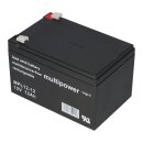 Multipower MPL12-12 AGM Longlife-Bleiakku 12V 12Ah – F6,3 mm