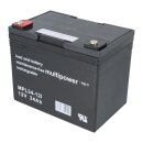 Multipower MPL34-12 AGM Longlife-Bleiakku 12V 34Ah – M5