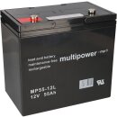 Multipower Blei-Akku MPL55-12 12V 55Ah Pb