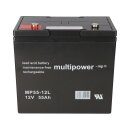 Multipower Lead battery mpl55-12 12v 55Ah Pb