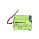 Notleuchten-Akku 4,8V 400mAh NiMH F2x2 Molex 51021