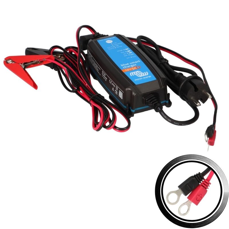 Victron Energy Victron Blue Smart Ip65 12/5 Bluetooth Ladegerät 12V 5A Für Blei Und Lithium Akkus