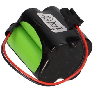 Notleuchten Akkupack 4,8V 1500mAh - F2x2 versetzt passend für Inotec 890014