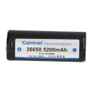 Keeppower 26650 Li-Ion Akku 3,7V 5200mAh (geschützt)...