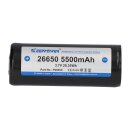 Keeppower 26650 Li-Ion Akku 3,6V 5500mAh (geschützt) - 10A