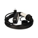 absina electric car charging cable 3.7kw t2 6m type 2 protective contact
