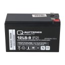 Q-Batteries 12LS-9 12 V 9 Ah AGM Bleiakku