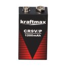 20x Kraftmax Lithium 9V Block Hochleistungs- Batterien für Rauchmelder Feuermelder - 10 Jahre Batterie Lebensdauer